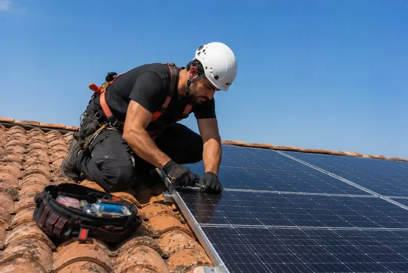 Maintenance et monitoring de panneaux solaires à Saint-Aigulin