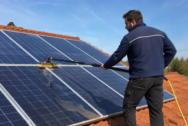 Nettoyage et entretien de panneaux solaires à Saint-Aigulin